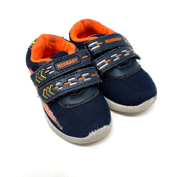 Neobaby Blue Sneakers Baby Toddler Size 5.5 - Picture 5 of 5